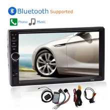 7 inch 2 Din Touch Screen Bluetooth Input Built-in GPS CD Car Radio Player With Camera Map 8GB Car Rear View Camera