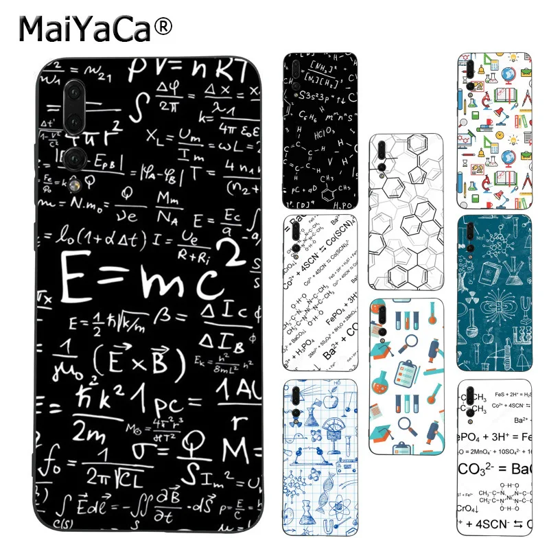 

MaiYaCa E=mc2 Mathematical equation Physical formula Phone Case for Huawei P9 10 plus 20 pro mate9 10 lite honor 10 view10