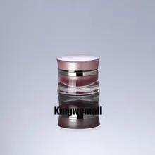 100 шт./лот, емкость 30 г 30 мл, Акриловая банка для крема, косметический контейнер розового цвета, FJ02