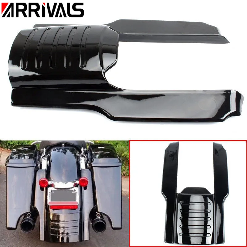 Motorcycle parts Mudguard Extension 7 Rear Fender Extension Stretched Filler for Harley Touring Street Road Glide 1996-2008 2007 2006 2005 2004 2003 2002 2001