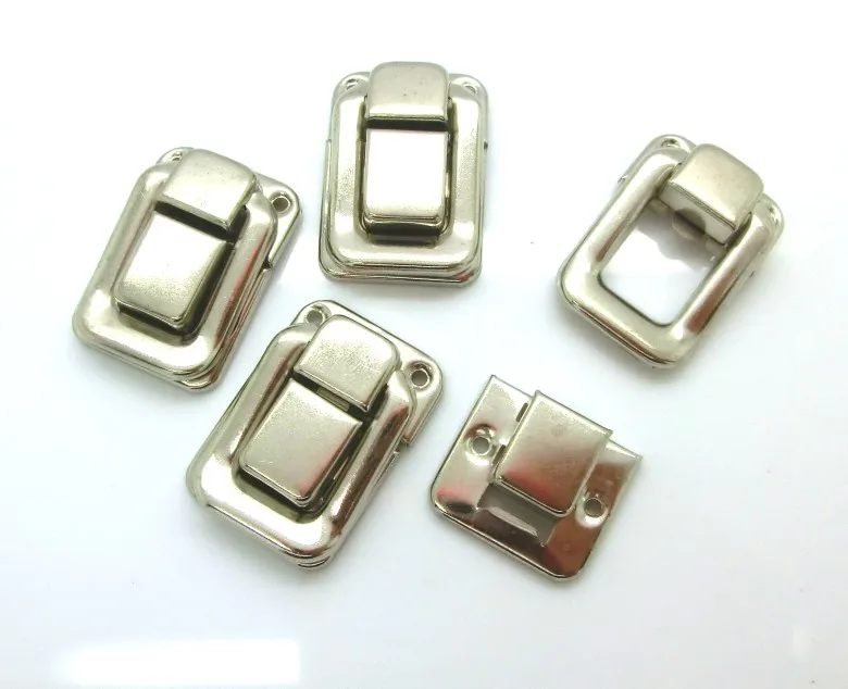 

Free Shipping-10 Sets Toggle Catch Suitcase Case Box Trunk Box Silver Tone 3.8cm x 2.7cm 2.7cm x 2.4cm J1815