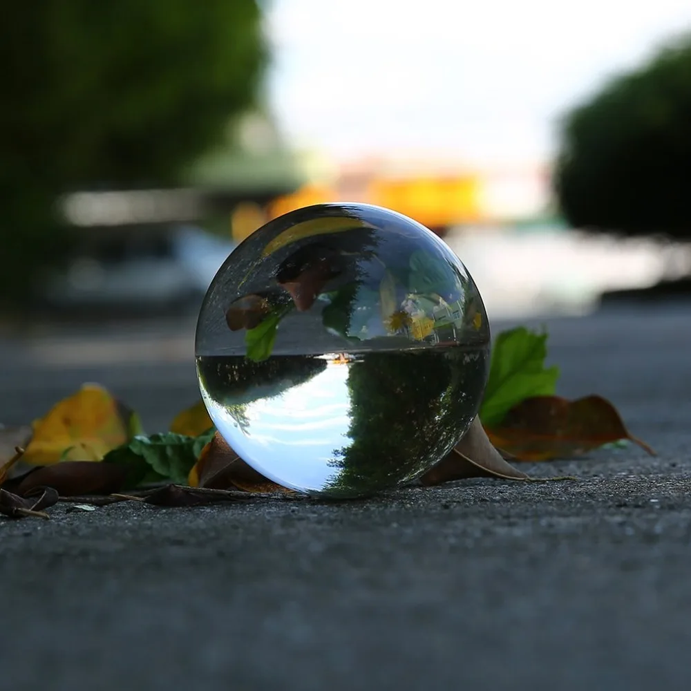 

Photography Crystal Ball Ornament FengShui Globe Divination Quartz Magic Glass Ball Home Decor Sphere