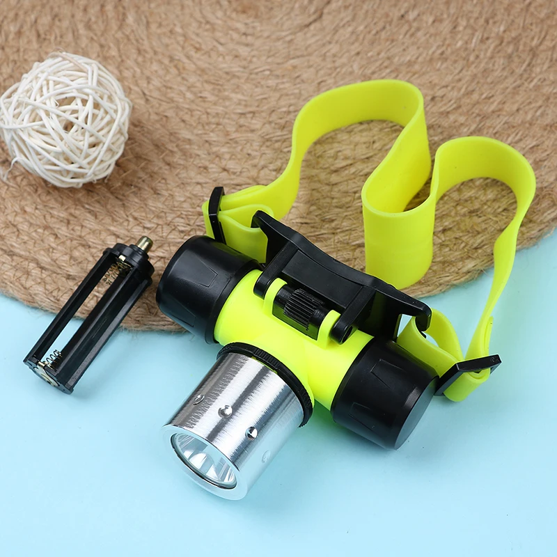 

New Waterproof Underwater XM-L T6 Led Headlamp 60m Swimming Diving Dive Head Light Torch Lamp