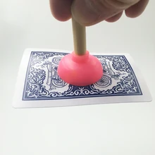 2pcs lot Tiny Plunger by Jon Armstrong Plunger find card magic tricks close up magic show