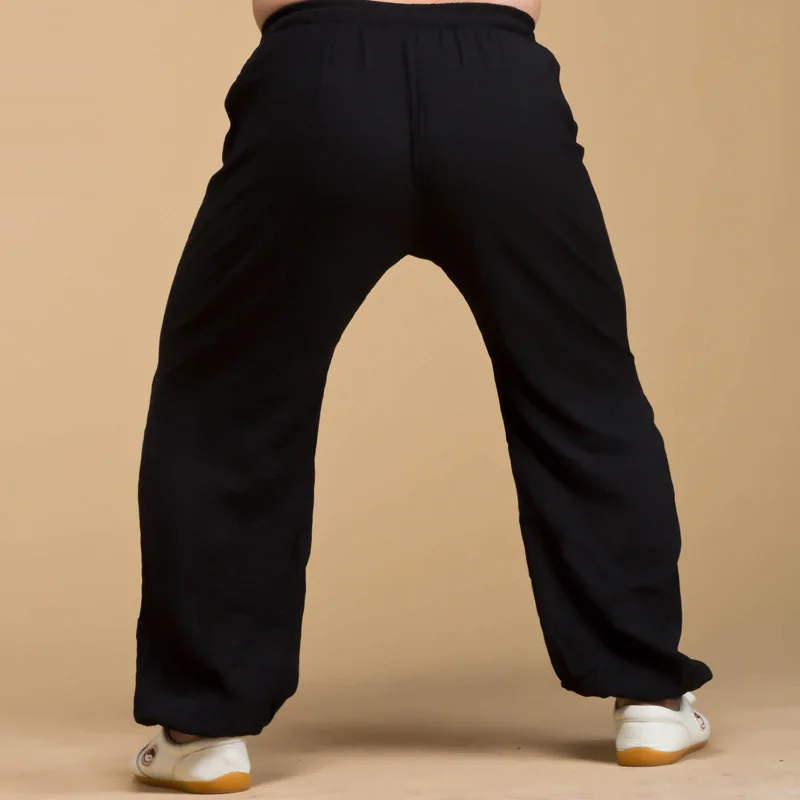 Spring and summer Synthetic cotton Tai Chi Pants Kung Fu Bloomers for men and women for martial art trousers tai chi trousers