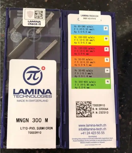 LAMINA MGMN300M LT10 10 шт. оригинальные высококачественные карбидные вставки для лезвия