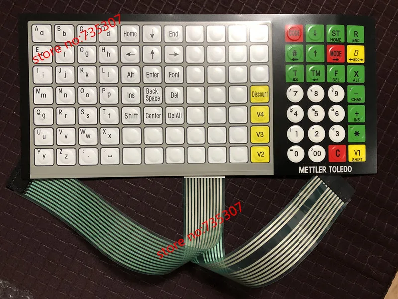 

Original and new (English Version) Keyboard Film (Key strengthen edition) For Toledo 3650 Scale retail scale