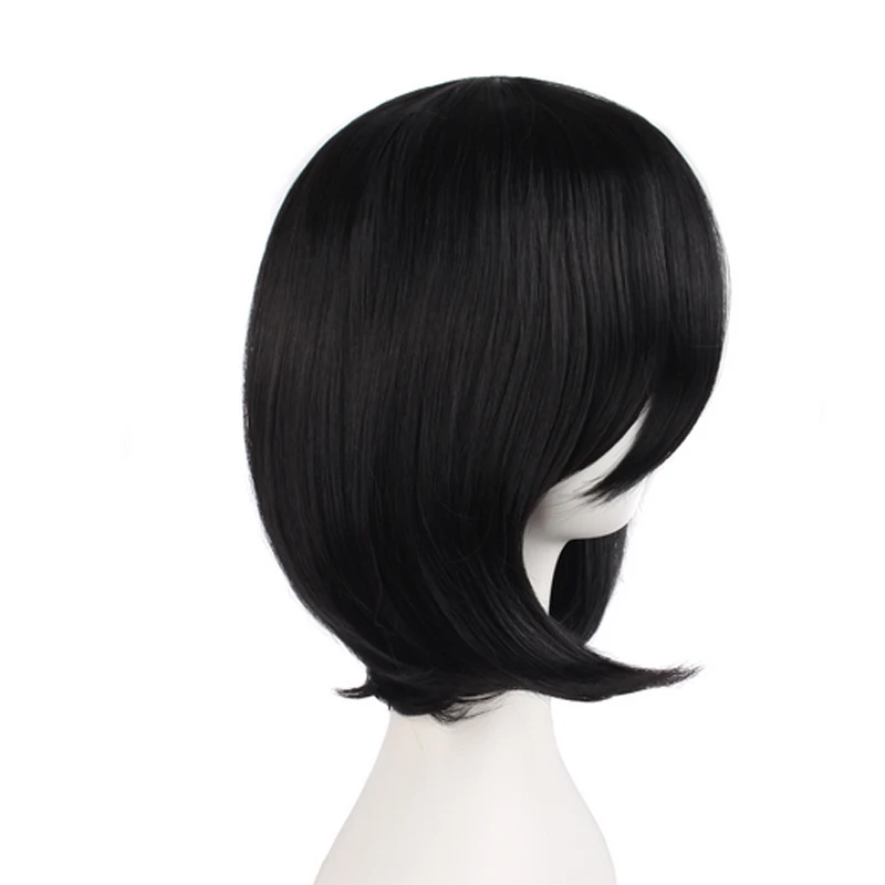 Coshome Attack On Titan Wigs Mikasa Levi Sasha Eren Cosplay Costume Wig Black Yellow And Brown Anime Short Hair (3)