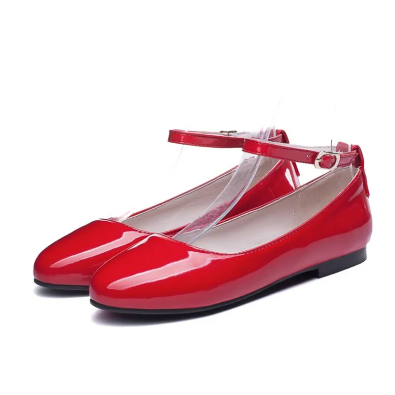 ASUMER/Большие размеры 31-52, новая модная обувь, женская повседневная обувь на плоской подошве, женские летние тонкие туфли с ремешком на щиколотке, однотонные женские туфли на плоской подошве