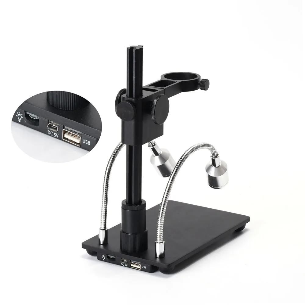 Камера микроскоп Hayear 21MP HDMI USB 150X C mount Lens промышленный подсветка для ремонта