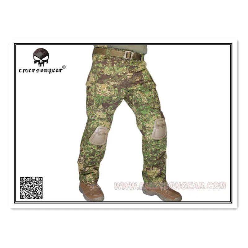 

Emerson G3 Tactical Combat training Pants Military Army camouflage with Knee pad EM7039 GZ Greenzone