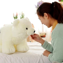 Симпатичный медведь кукла плюшевые стоял медведь игрушка белый медведь подушку подарок на день рождения около 45 см