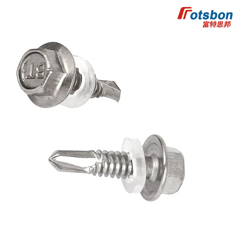 

80pcs M5.5*25 Hexagon Flange Drilling Screws With tapping Screw Thread Self-tapping Drill Tail Screw