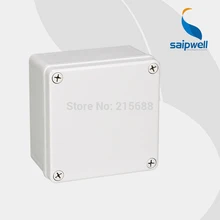 Горячая Распродажа водонепроницаемый пластиковый электронный ящик проекта ip66 125*125*75 мм