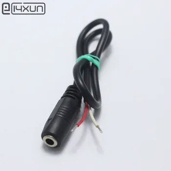 

1pcs 3A 22AWG DC Power Plug jack 3.5*1.35 Female Jack with Cord Connector Cable 30cm for LED Monitor Network Camera