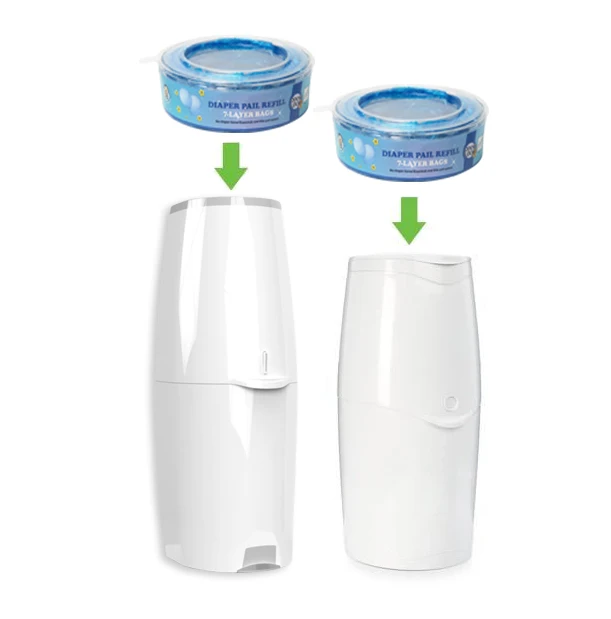 4 8 Pcs Odor Lock Baby Diaper Garbage Bag New Design Compatible with