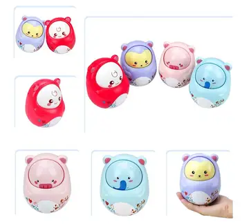 

LeadingStar Cute Animals Tumbler Toy Novelty Nodding Doll with Sound Educational Toys for Baby Kids zk30