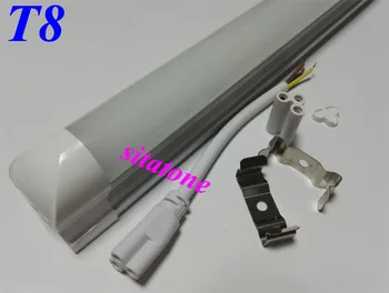 

30pcs Free shipping AC85-265V T8 10W 15W 20W led tube 600mm 900mm 1200mm SMD2835 25-27m/LED,2 year warranty ,20W 18W led tube