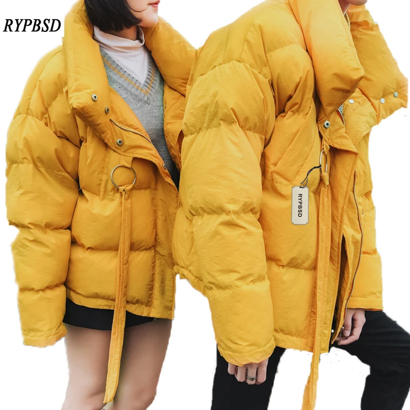 

2018 Winter New Loose Zipper Men's Down Jackets Fashion Casual Thick Warm Down Parkas Jackets Men Hooded Padded Coats