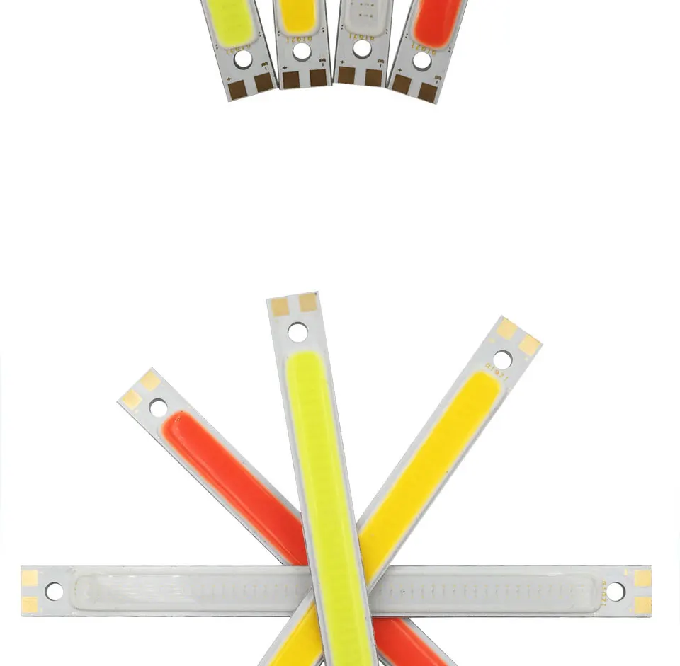 120mm 12v 10w 1000LM cob led light strip chip bulb lamp red blue white lighting (3)