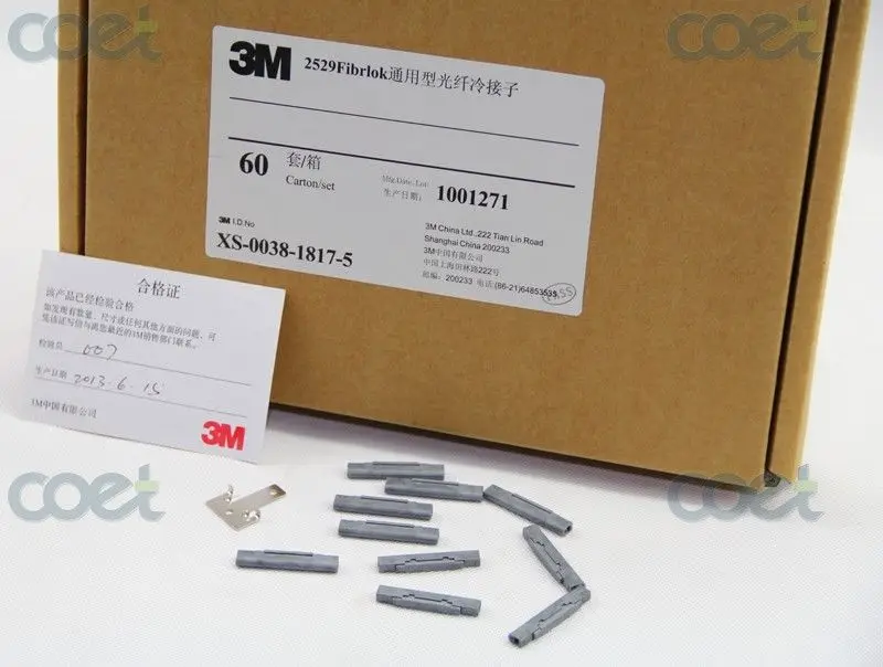 3M 2529 Fiber Optic Mechanical Splice Assembly Tool 60pcs mechanical splicer empalme mecanicos fibra
