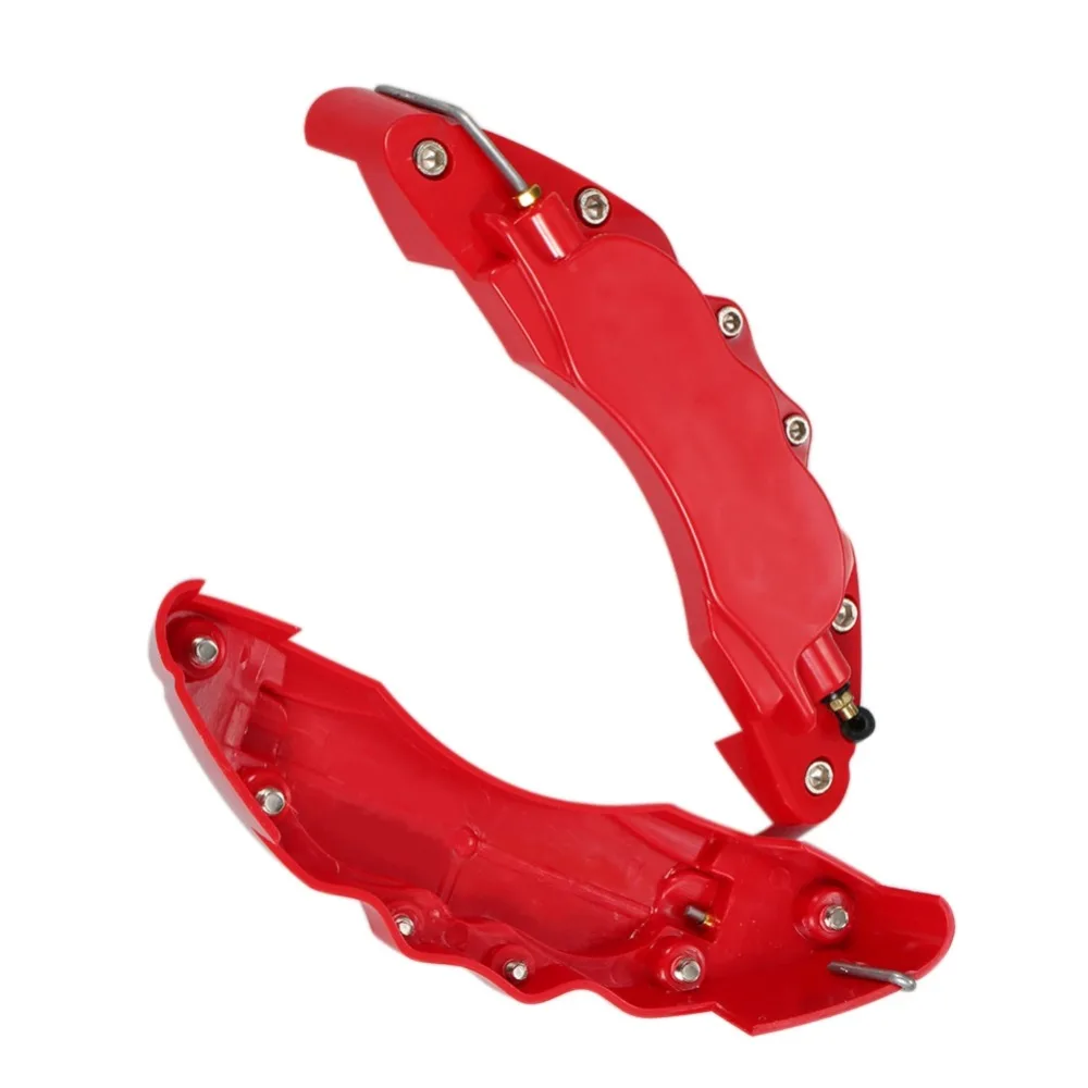 

2019 ABS Plastic Truck 3D Red Useful Car Universal Disc Brake Caliper Covers Front Rear Auto Universal Kit New