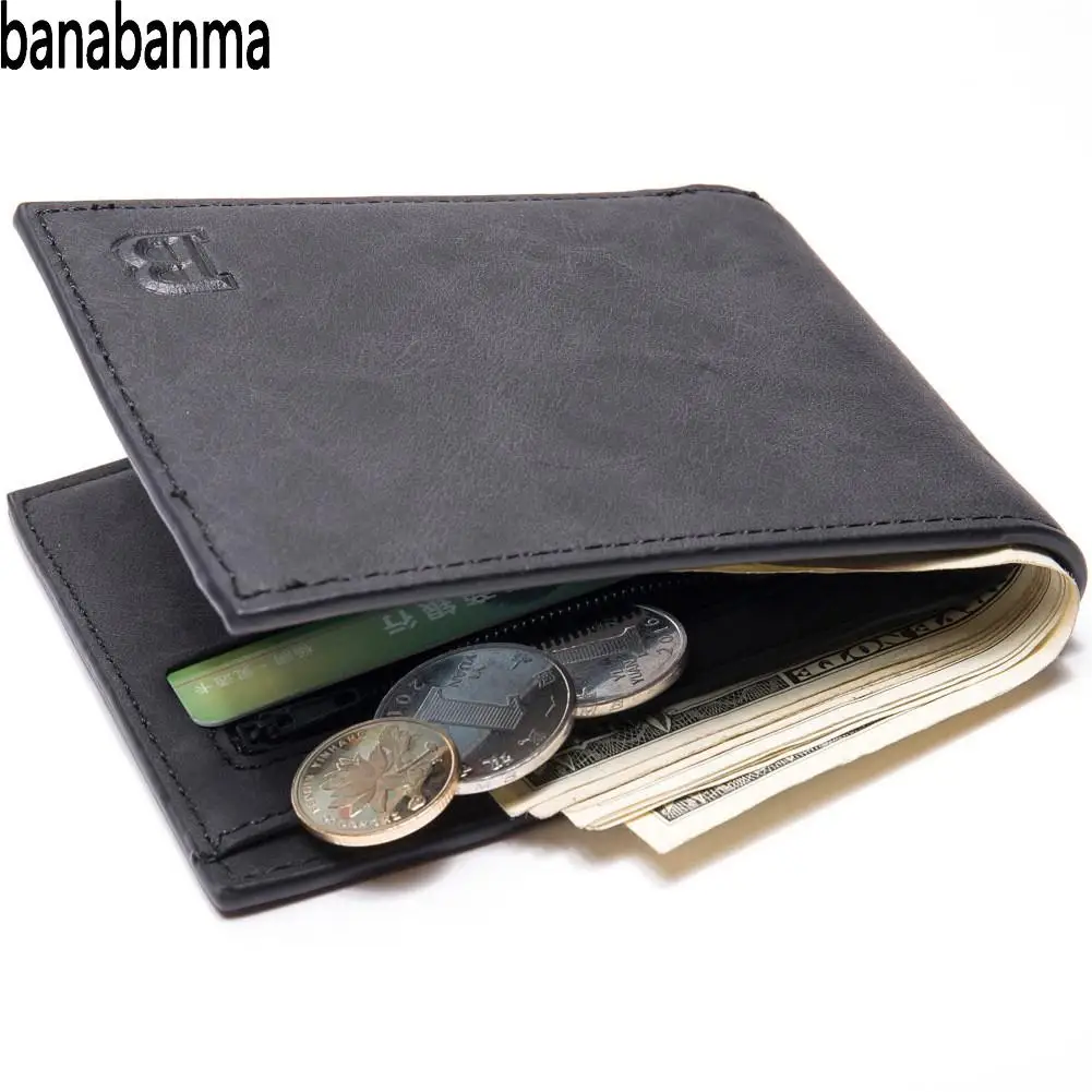 Banabanma Fashion 2018 Men Wallets Men Wallet with Coin Bag Zipper Small font b Money b