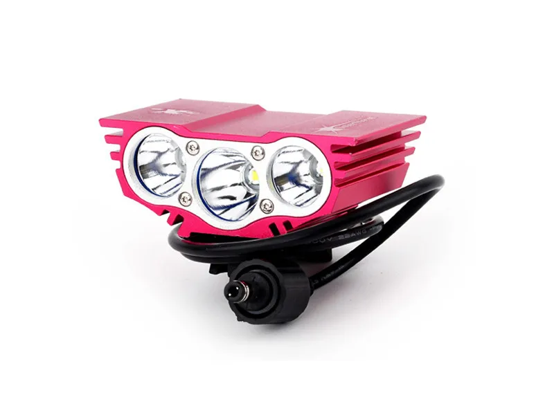 Perfect Waterproof Aluminum LED Bike Light 6000Lumen 3x XML U2 LED Bicycle Lamp + Charger 5 Perfect Waterproof Aluminum LED Bike Light 6000Lumen 3x XML U2 LED Bicycle Lamp + Charger 5