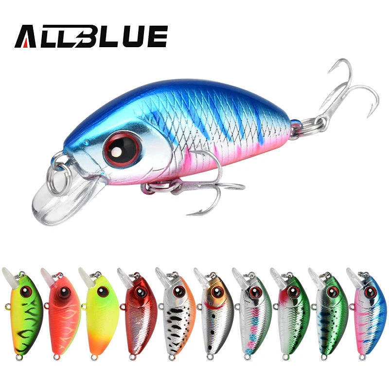 ALLBLUE BEAN 33 s тяжелый вес Minnow мини тонущий воблер мм 5,3 г 33 мм рыболовная приманка искусственная все диапазон жесткая приманка рыболовные снасти - изображение