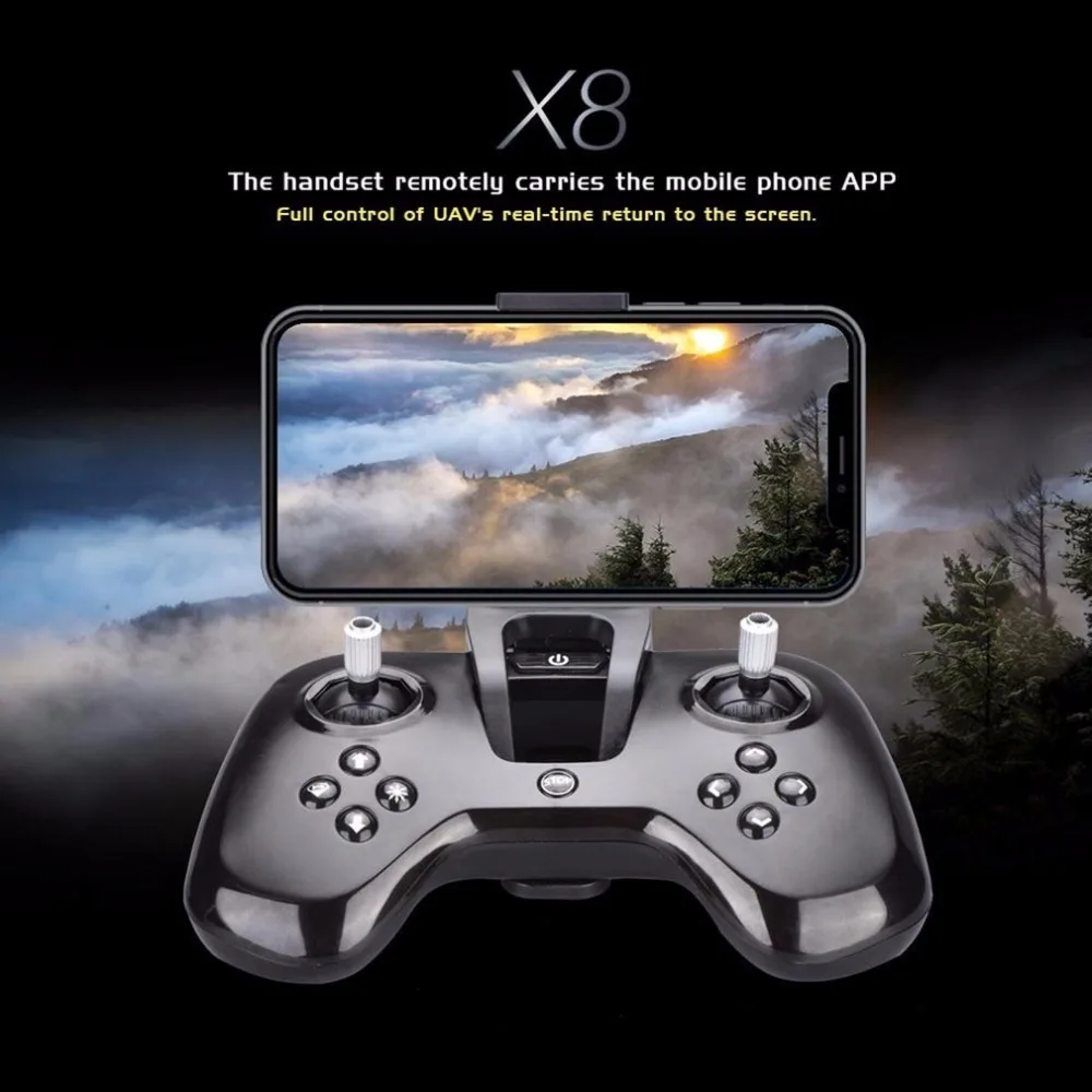 X8 RC Drone with HD 3MP Camera Altitude Hold One Key Return/Landing/Take Off Headless Mode 2.4G RC Quadcopter Drone Dropshipping