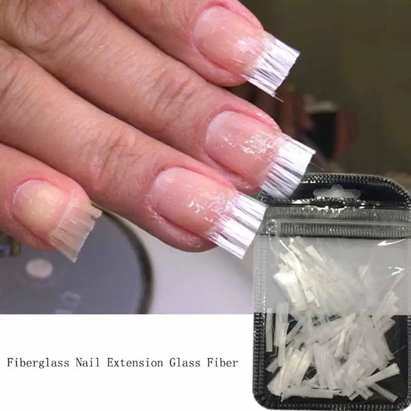 

1 Box Nail Tips Extension Simple Practical Nail Fiber Nail Art Fiber Manicure Fiber Uv Gel Nail Polish