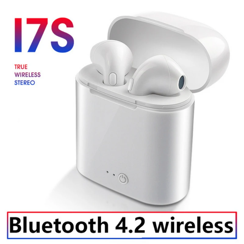 

True Wireless Earbuds i7s TWS Bluetooth Earphone Stereo Headphone Sport Headset with Charging Box for All Bluetooth Phone Earbud