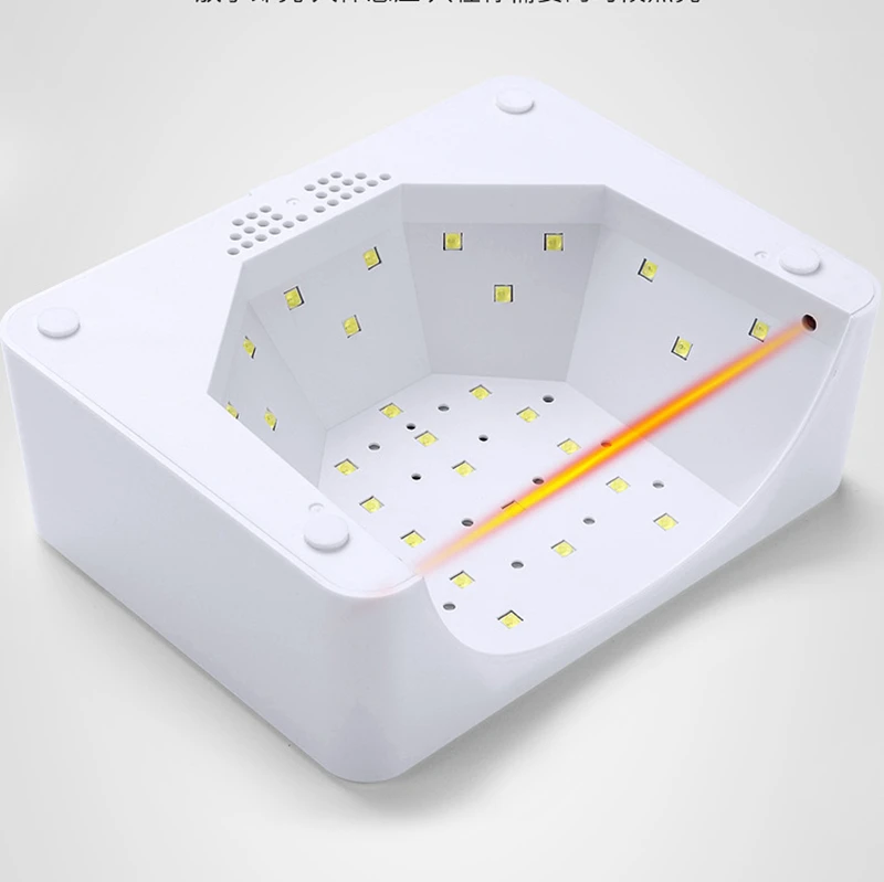 

30 Leds UV Lamp for Nail Polish Cure Machine with Bottom 5s/30s/60s Timer 48W UV Nail Polish Dryer Light Builder for All Gels