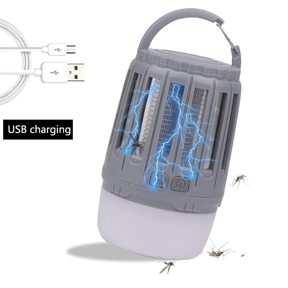 Портативная электрическая антимоскитная лампа abs-пластик USB Москитная лампа убийца насекомое-вредитель ловушка репеллент Ультрафиолетовый Кемпинг ночник