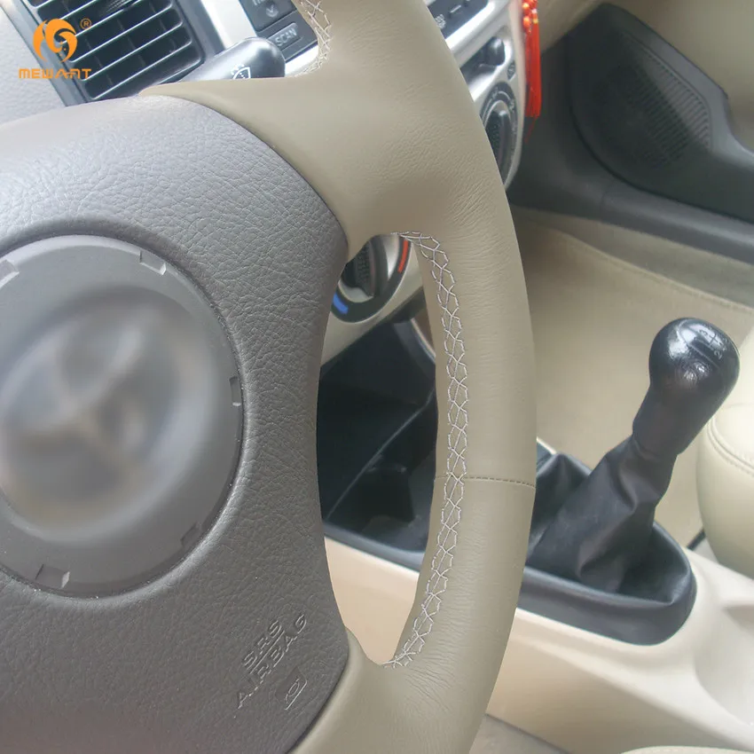 MEWANT бежевая Подлинная кожа фотосессия для Toyota Vios Corolla 2000 2004 Mark 2 запчасти Lexus GS430 GS300