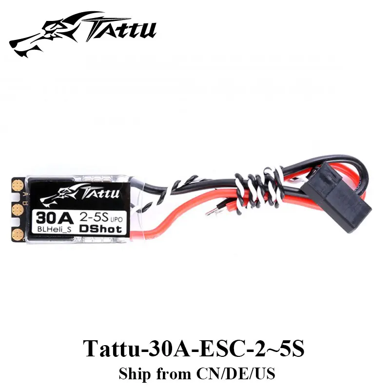 Квадрокоптер Tattu BLHeli S 30A ESC для FPV Racing Drone RC Model 2S 5S устройство сжигания скорости