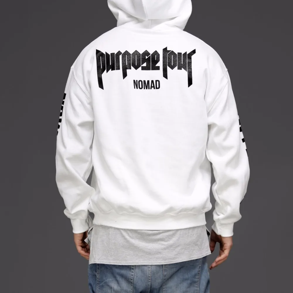 New Winter Sudaderas para hombre Toronto Purpose Tour Nomad Hoodie Justin Bieber Streetwear Hip Hop Cotton Fleece Sweatshirts