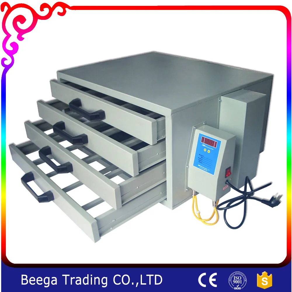 

110V Screen Drying Cabinet A 4 layers Screen Printing Equipment Temperature Control Plate Making T-shirt Heating