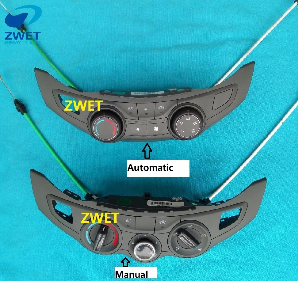 ZWET Автомобильный Автоматический переключатель управления нагревателем для Sail3 для Chevrolet нагреватель переменного тока переключатель управления 26264684B