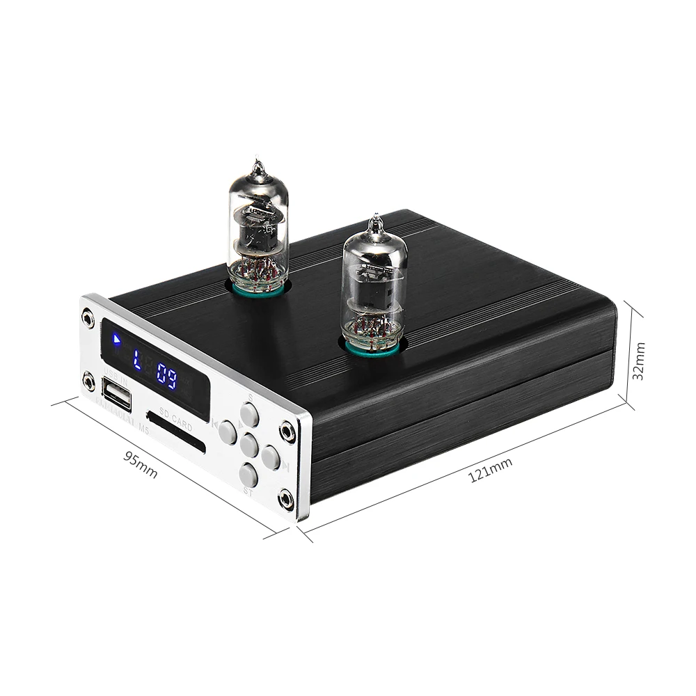 PJ. MIAOLAI HIFI 6J1 ламповый предусилитель MP3 без потерь Музыкальный плеер декодер