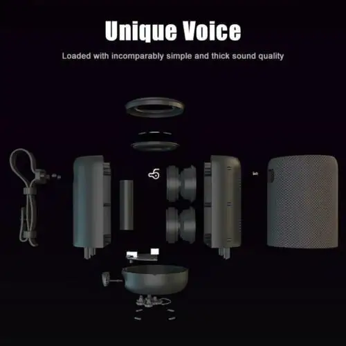 Bluetooth Speaker Wireless 5.0 Waterproof IPX56 20W Dual Driver HD Sound USB Portable Speaker