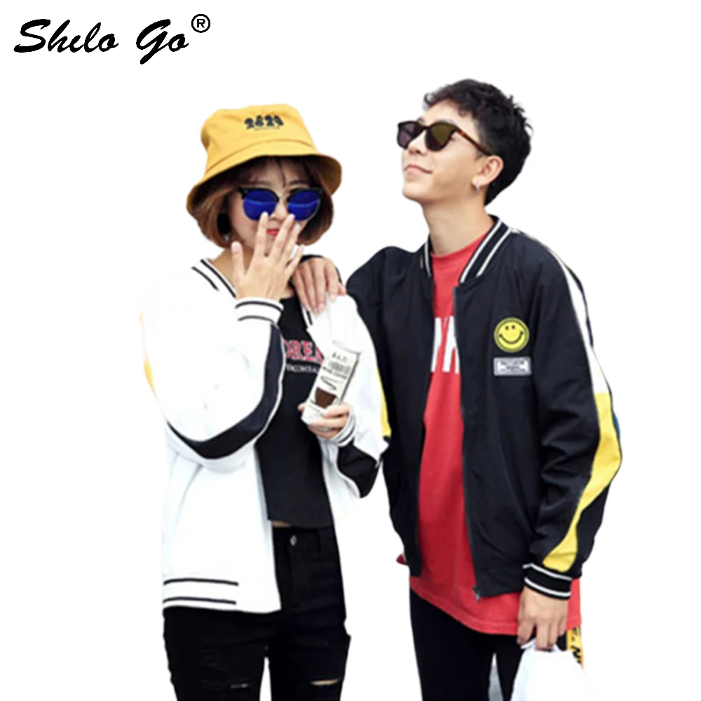 Lovers jacket Women Spring casual hiphop baseball jacket tide brand men and women lovers coat clothing harajuku female jacket