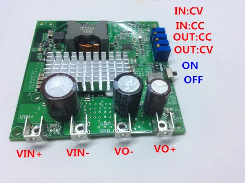 

DC-DC automatic lifting pressure module LT8705 solar MPPT charging 0.5-20A/3-75V
