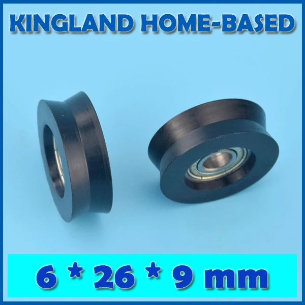 10 шт. пластиковые ролики для 3D принтера 6 мм|window pulley|window rollerwheel door |