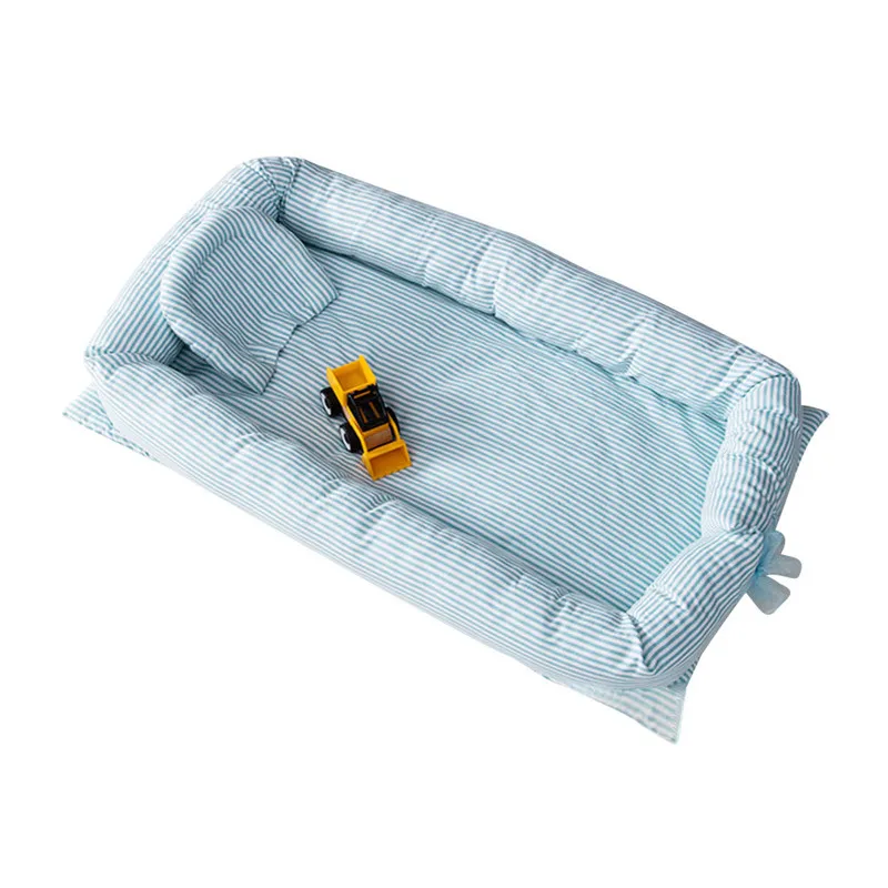 90 см Длина Портативный складной детские кроватки бампер путешествия кровать для маленьких детей Высокое Качественный хлопок мягкие