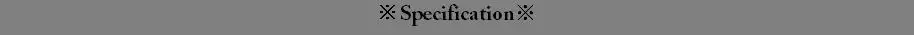 specification
