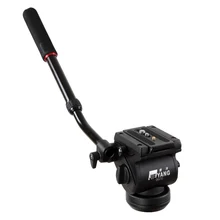 JIEYANG JY 0606H hydraulic PTZ tripod head 3/8 rail flat head Suitable for Manfrotto 701 500 501 502 Quick Release velante 502 701 01