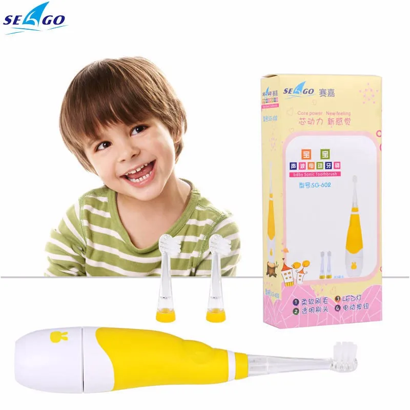 Детская tooht Кисточки От 1 до 3 лет Электрические зубные щётки для детей Sonic Зубная