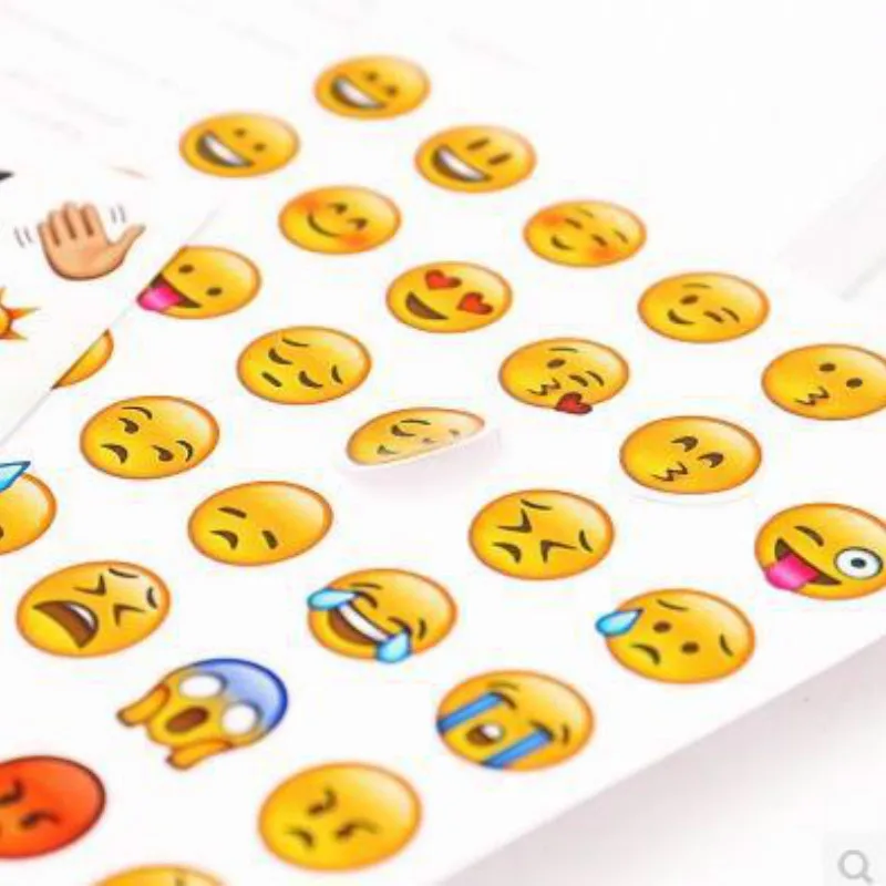 1 шт. 48 классический Emoji улыбка лицо наклейки для блокнота ежедневник альбомы
