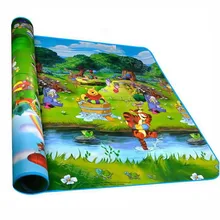 2 м большой детский коврик для ползания, детский игровой коврик, детский игровой ковер, детский двусторонний Коврик для занятий спортом, детский игровой коврик PX05